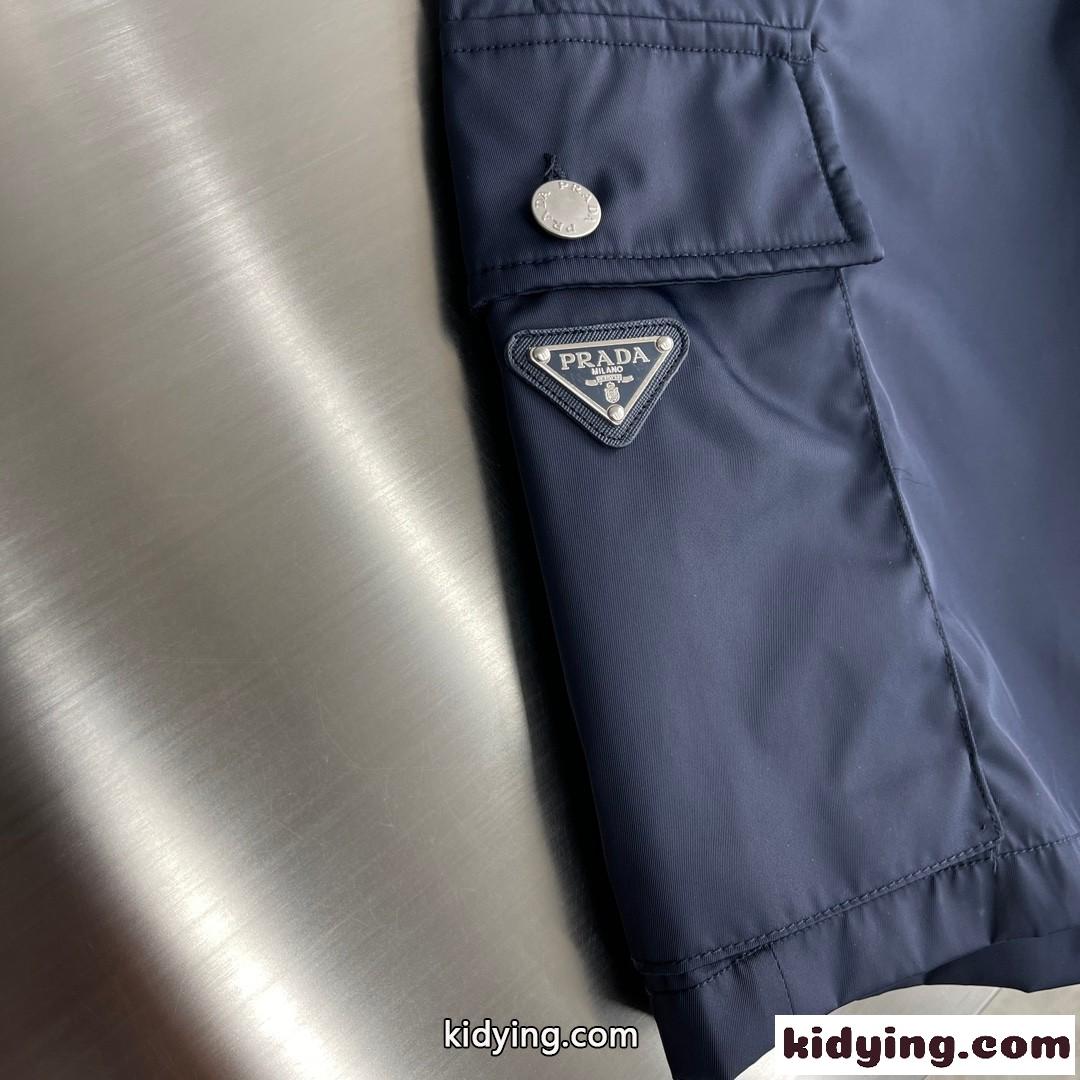 Re-Nylon バミューダショーツ プラダ パンツ コピー メンズ ショートパンツ-1