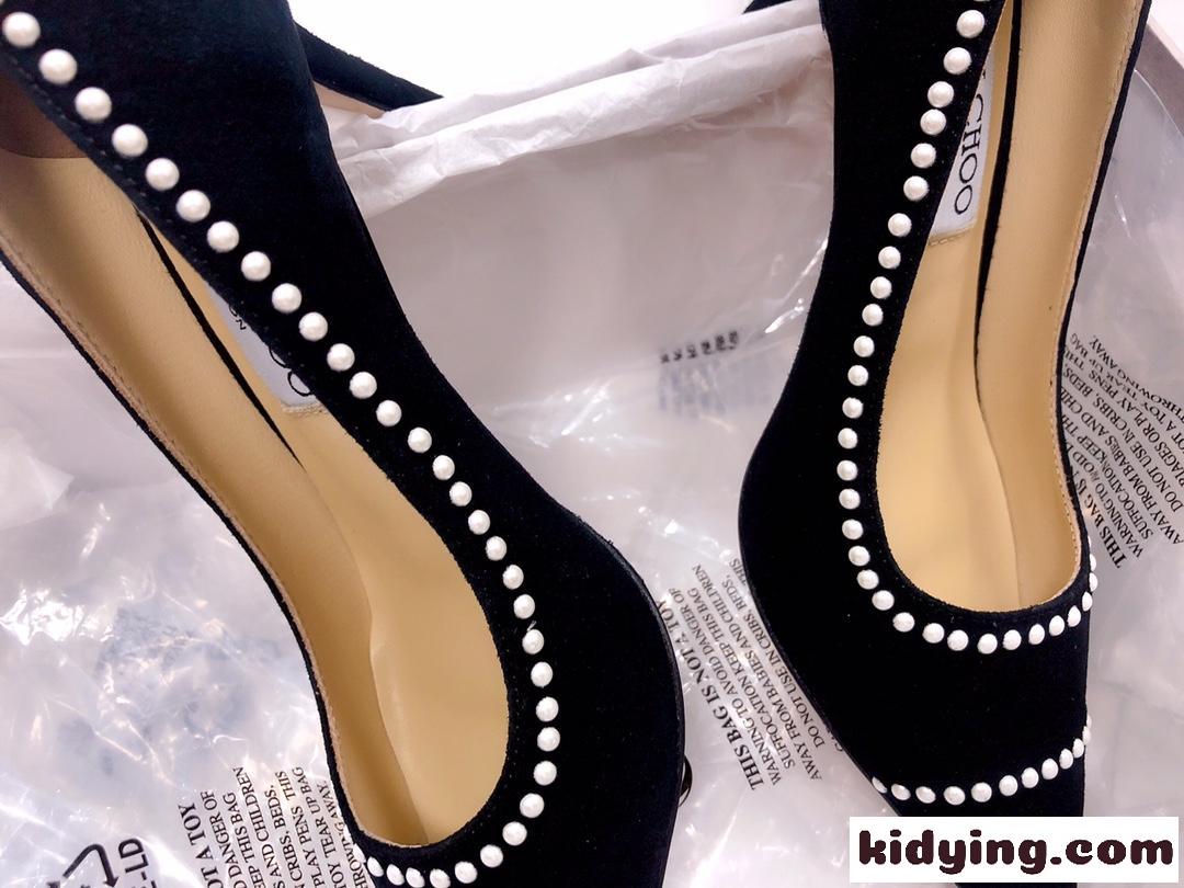 Jimmy Choo 新品工芸真珠の単品 JCのハイヒールのラインはいつもあなたを好きにさせるだけで抵抗できません ジムシューズ レディース コピー-4