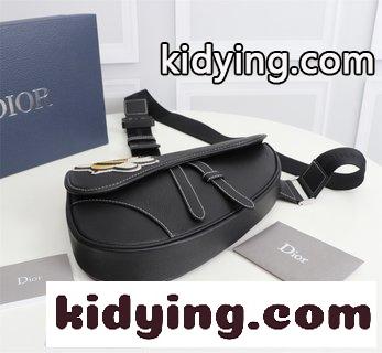 Diorディオール ディオール バッグ 黒コピー メンズSADDLEメンズショルダーバッグ バストバッグ 黒の牛皮革-2