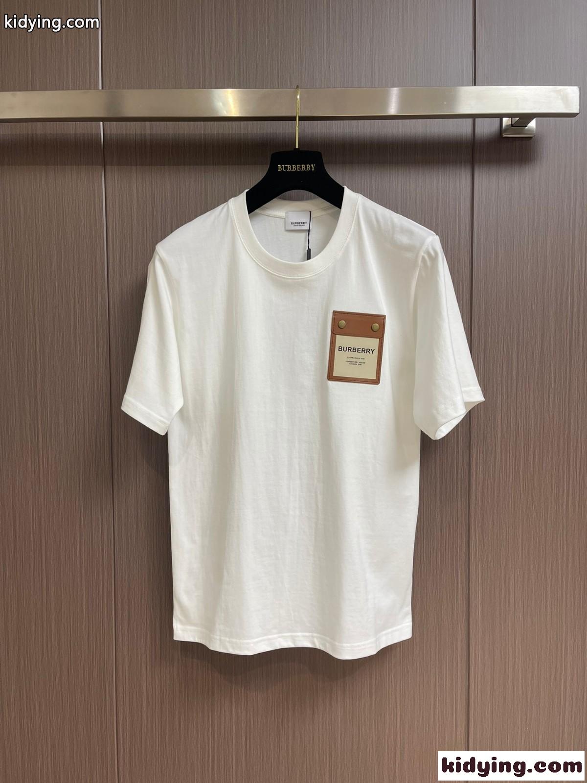 おしゃれ シンプル クルーネック バーバリー Tシャツ コピー 半袖 トップス-1