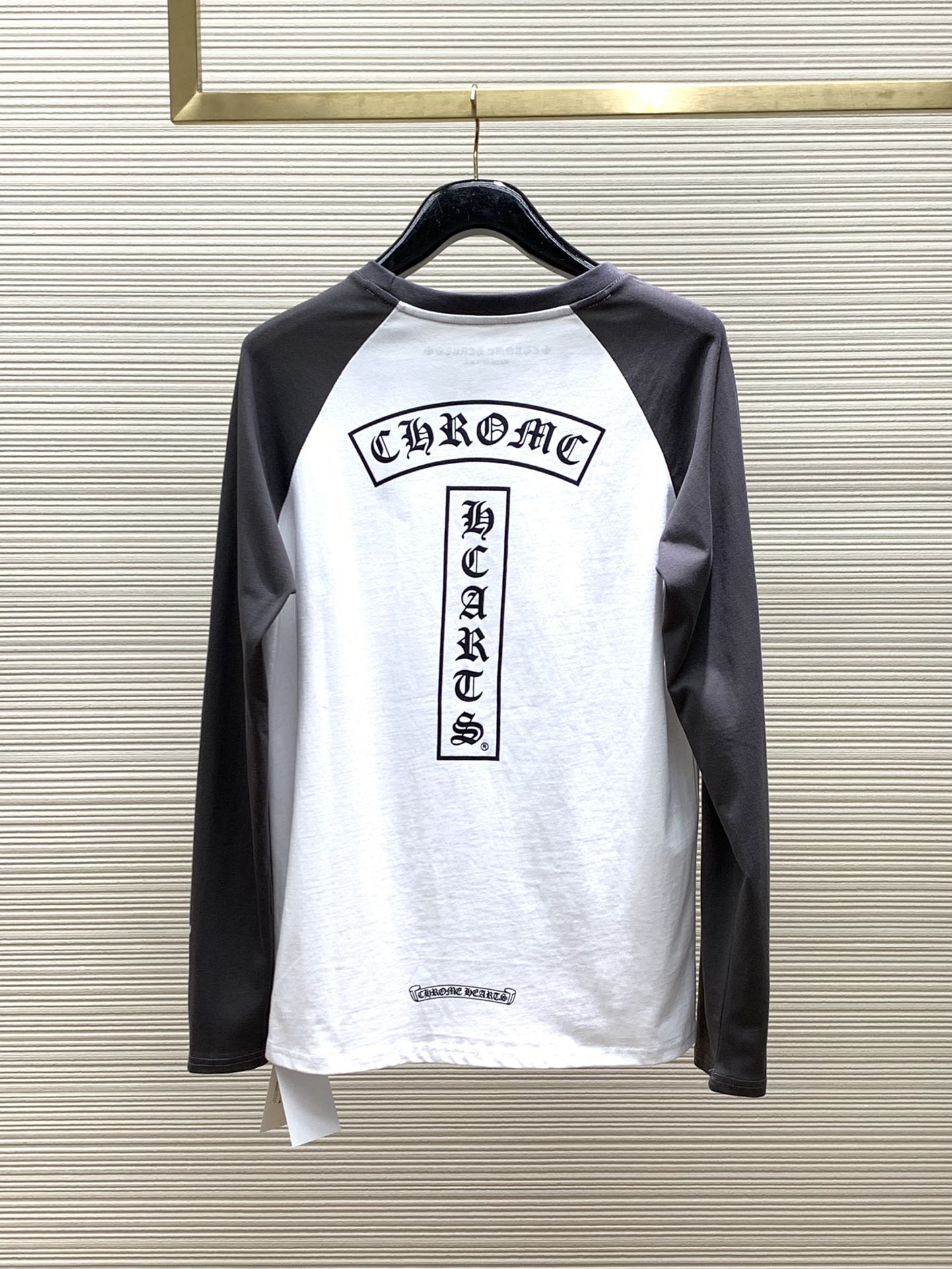 クロムハーツ Tシャツ コピー 人気 おしゃれ プリント 配色 長袖Tシャツ-4