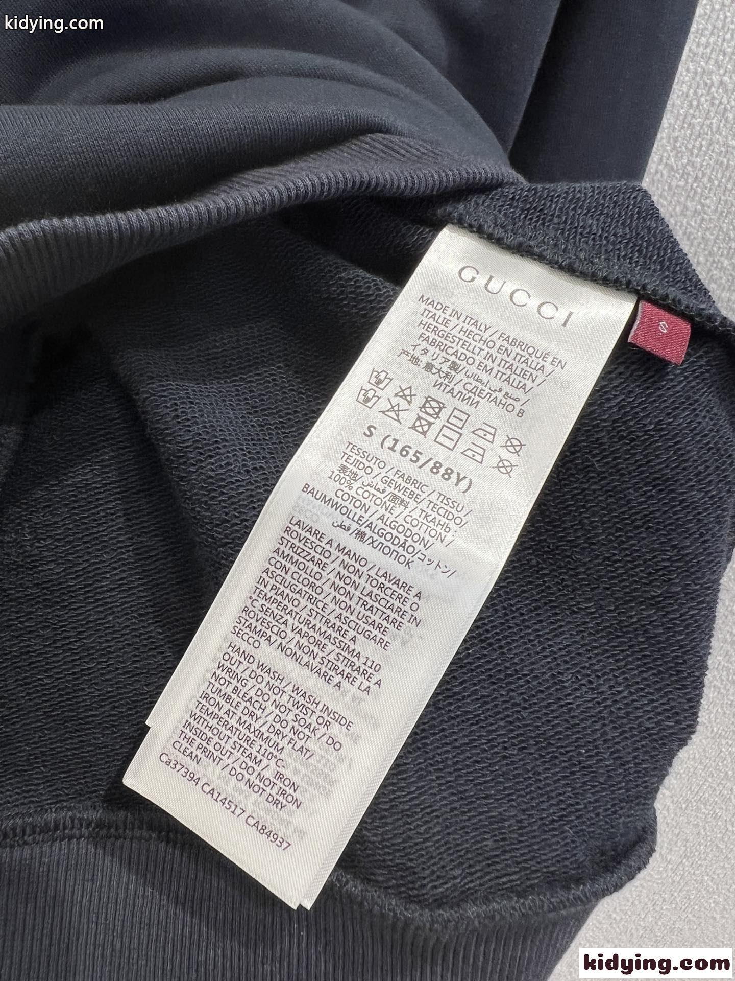 カジュアル ロゴ コットン スウェットシャツ グッチ Tシャツ 偽物 クルーネック-5