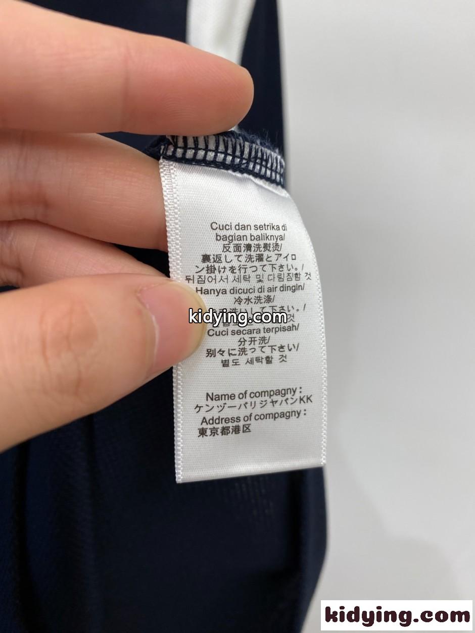 スクリプトロゴ コットンピケ ポロシャツ モンクレール Tシャツ 偽物 ネイビー-3