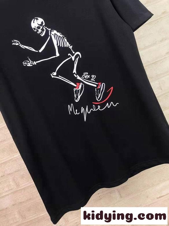 おしゃれ トレンド カジュアル ゆったり アレキサンダー・マックイーン 半袖Tシャツ コピー 着心地いい クルーネック-5