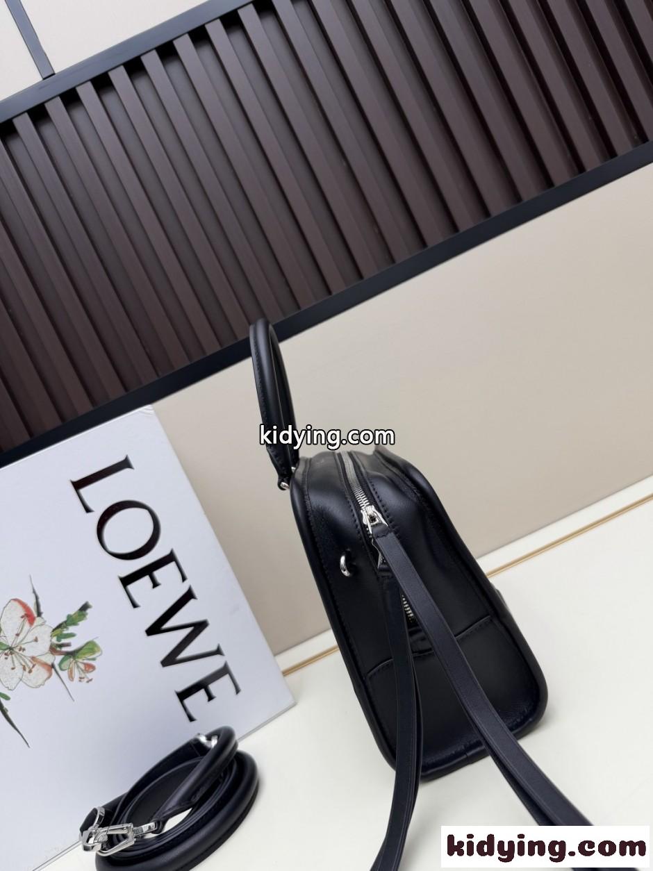 人気 LOEWE アマソナ180バッグ スモール ロエベ スーパーコピー ブラック-0