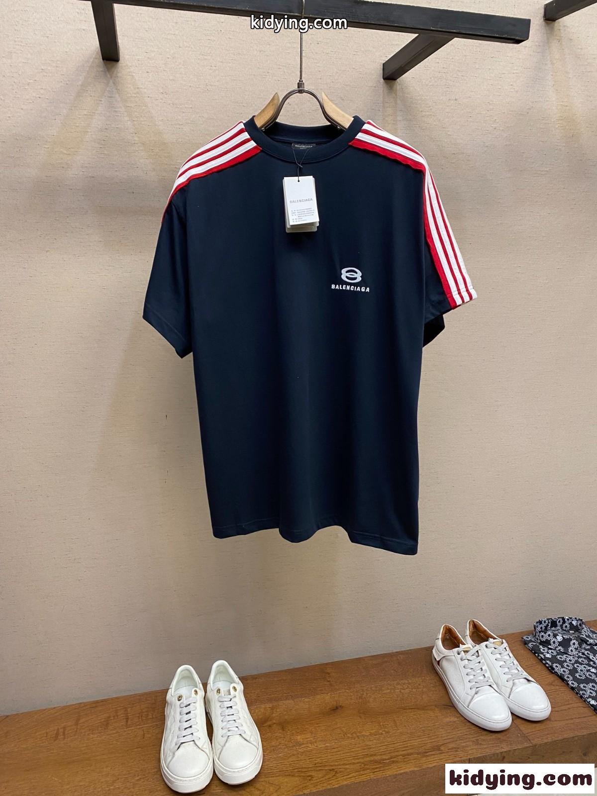 人気 Unity Sports Icon 半袖Tシャツ バレンシアガ Tシャツ コピー ユニセックス ネイビー-1