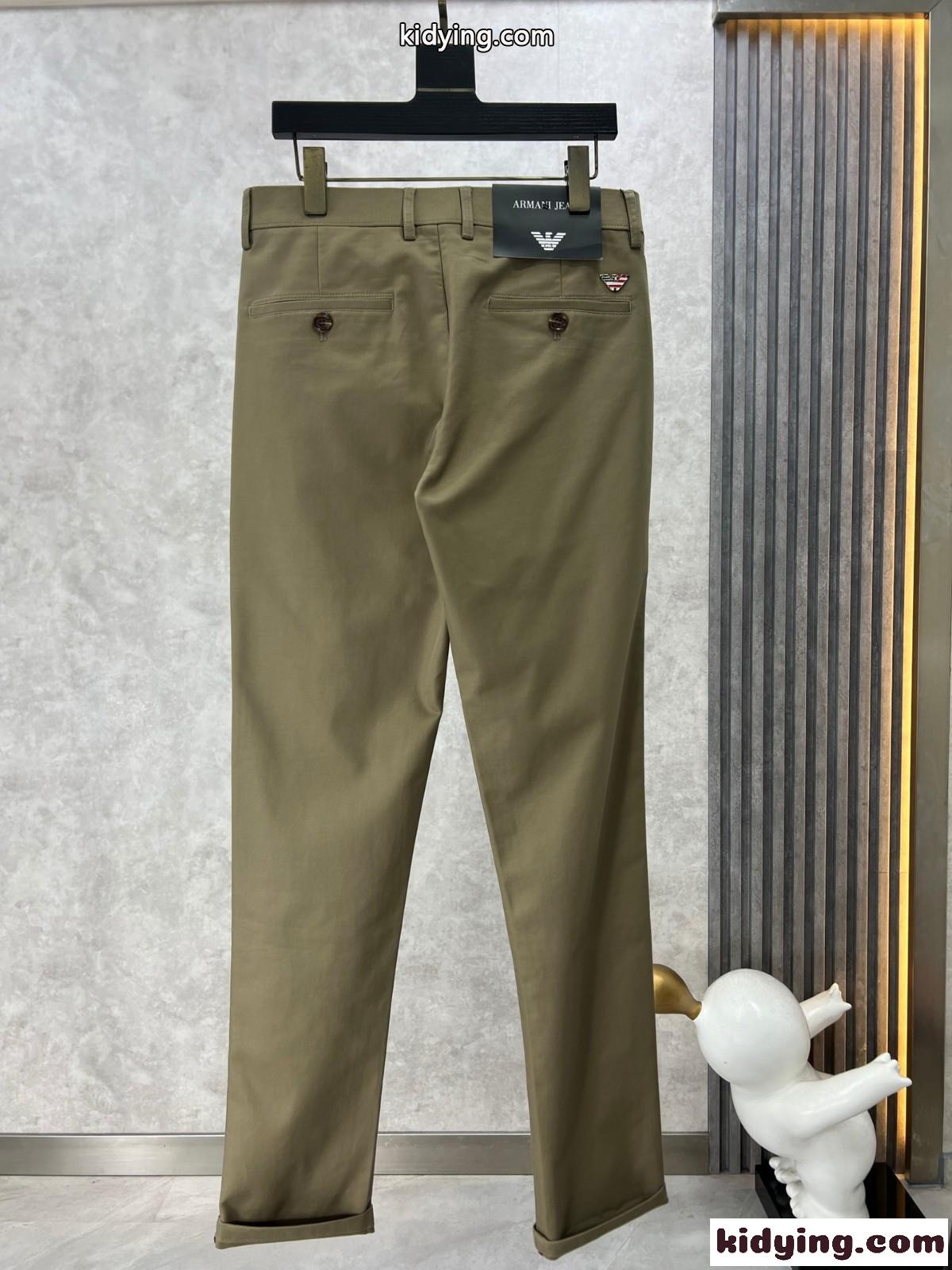 メンズ カジュアル 洗練された アルマーニ パンツ コピー ビジネス スラックス-2