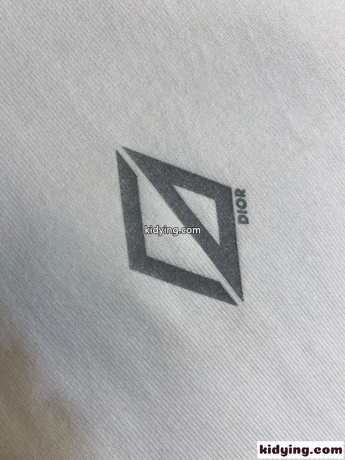 シンプル 上品 CD Diamond Tシャツ クリスチャン・ディオール Tシャツ コピー ホワイト-3