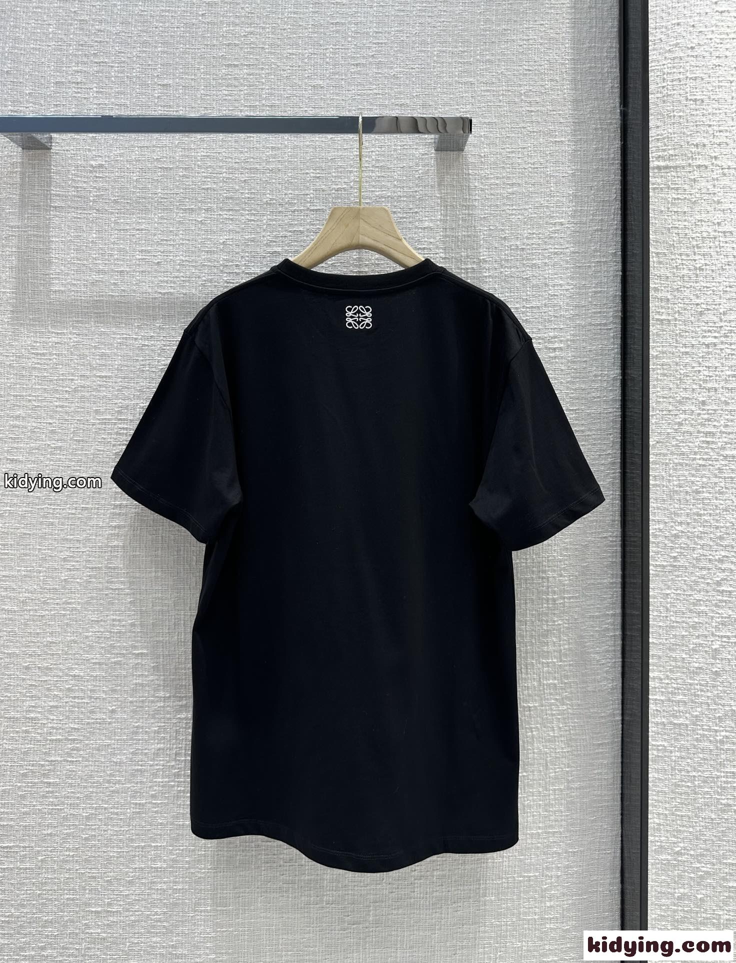 新作～可愛い バニー 半袖Tシャツ コットン ロエベ Tシャツ コピー ユニセックス-4