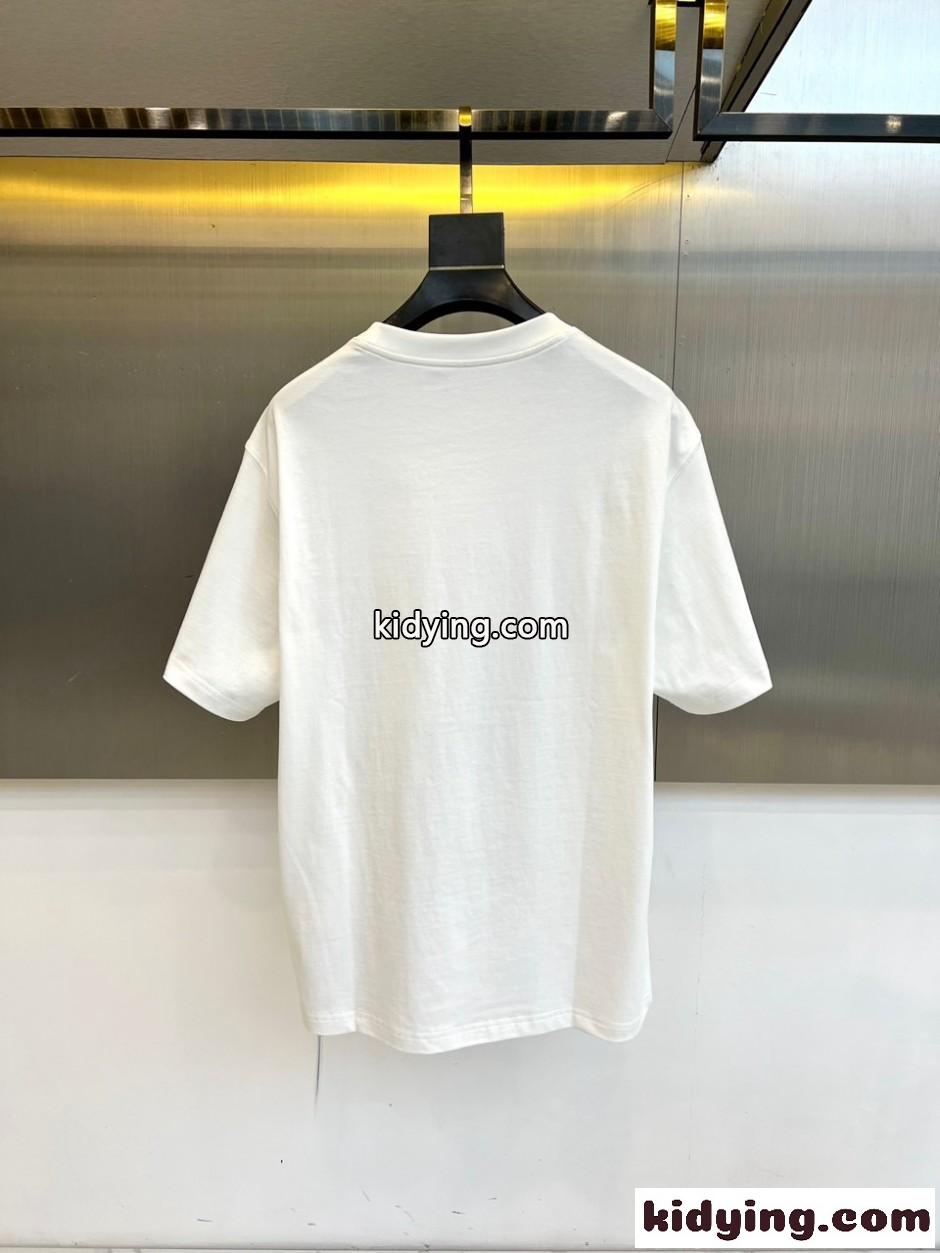 目を惹く プリント 半袖Tシャツ ドルチェ&ガッバーナ Tシャツ 偽物 ホワイト-4