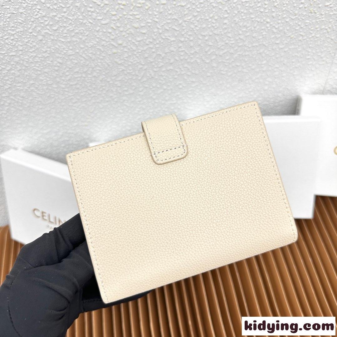 ミディアムウォレット CELINE ヴィクトワール セリーヌ 財布 コピー ホワイト-2