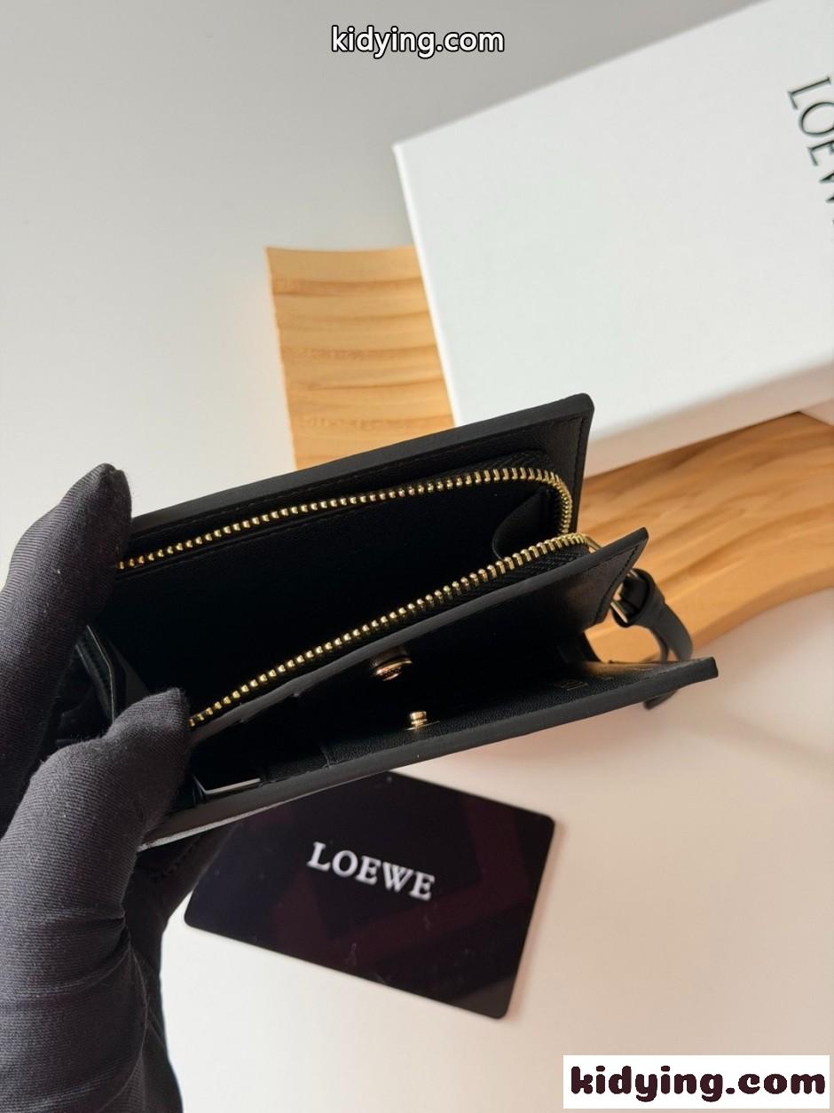 ロエベ 財布 スーパーコピー LOEWE x Albers 二つ折り財布 コンパクトウォレット-4