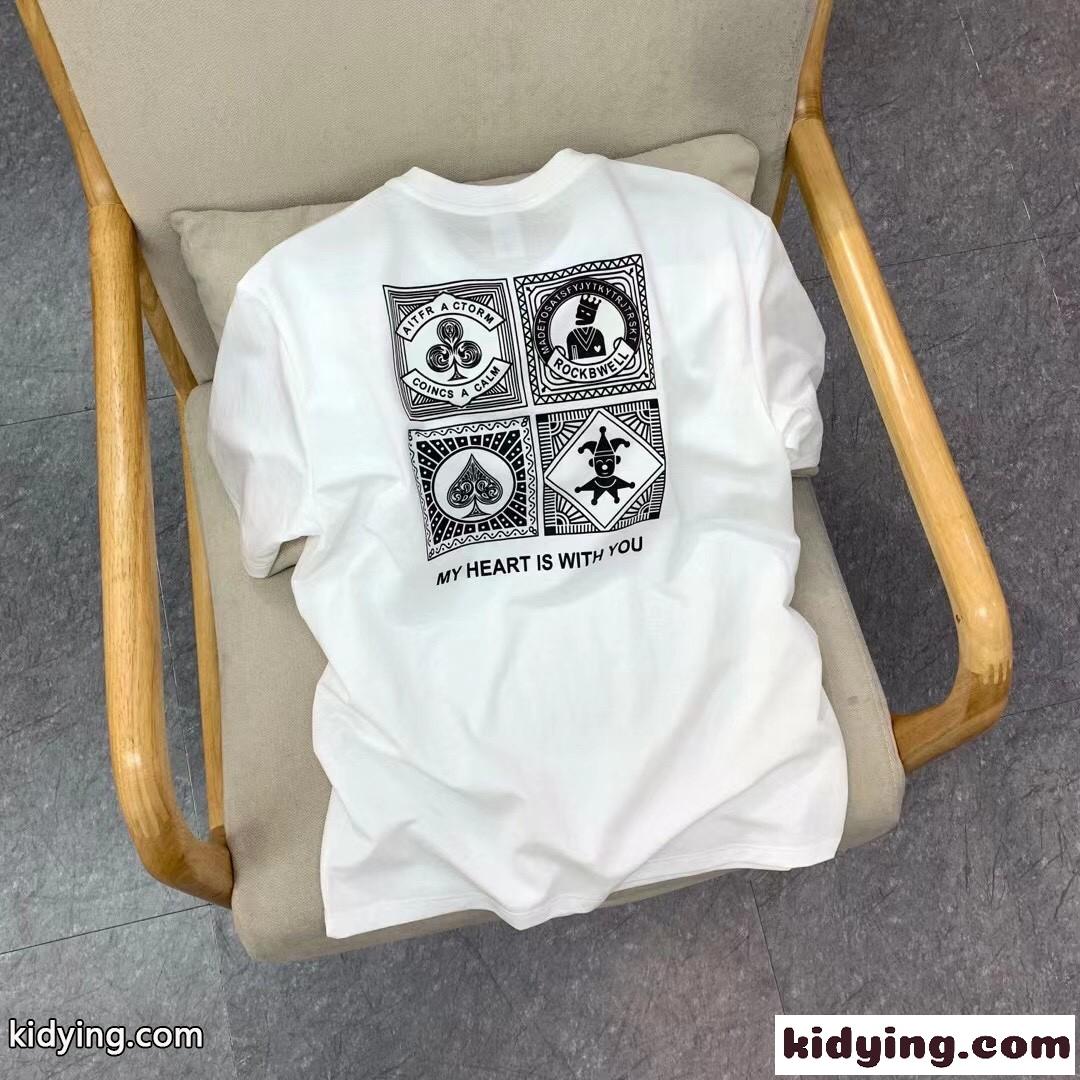 春夏 定番 メンズ 半袖 トップス カジュアル おしゃれ アルマーニ tシャツ コピー クルーネック-3