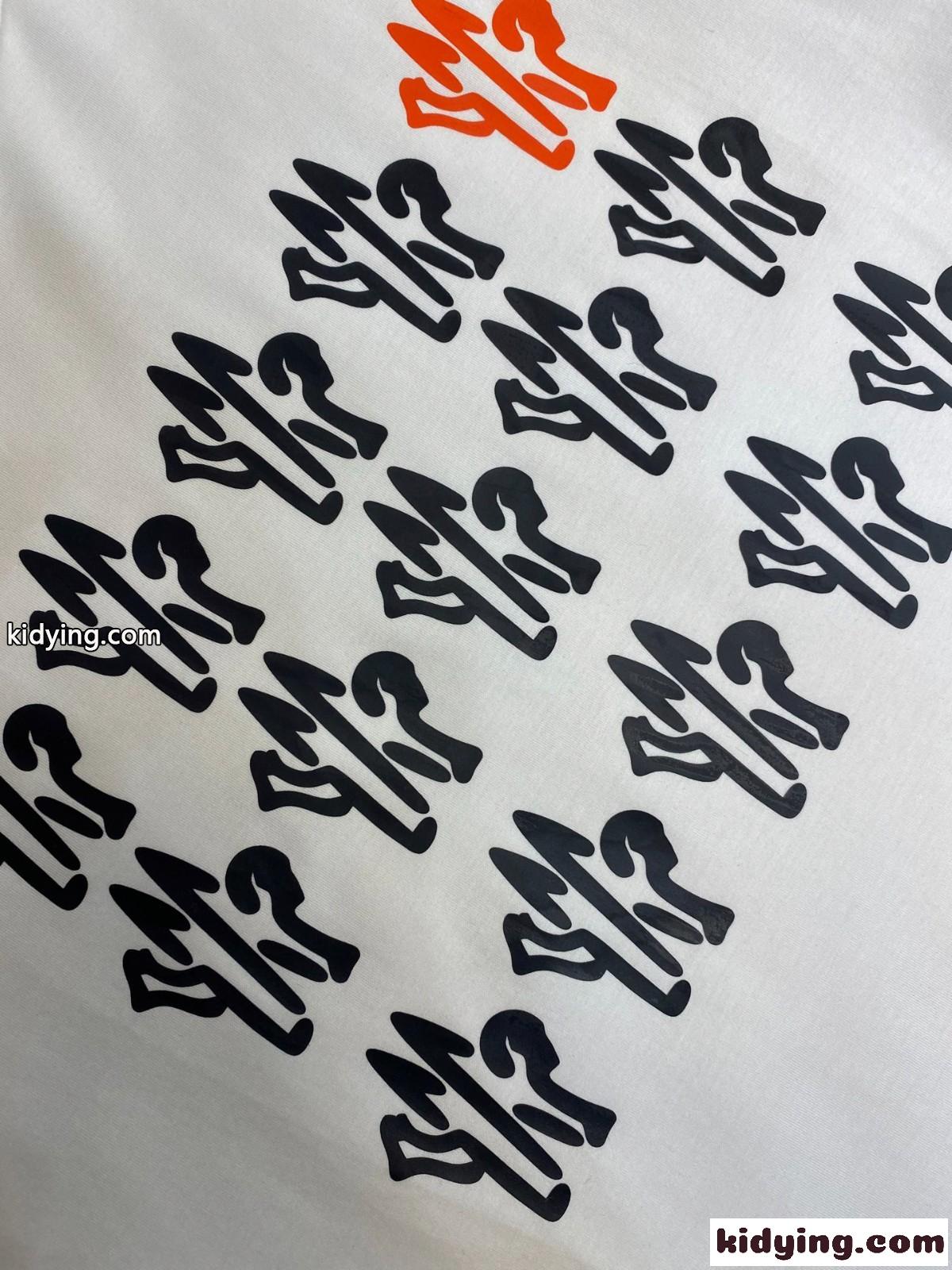 プリント コットン 半袖Tシャツ モンクレール Tシャツ スーパーコピー-4