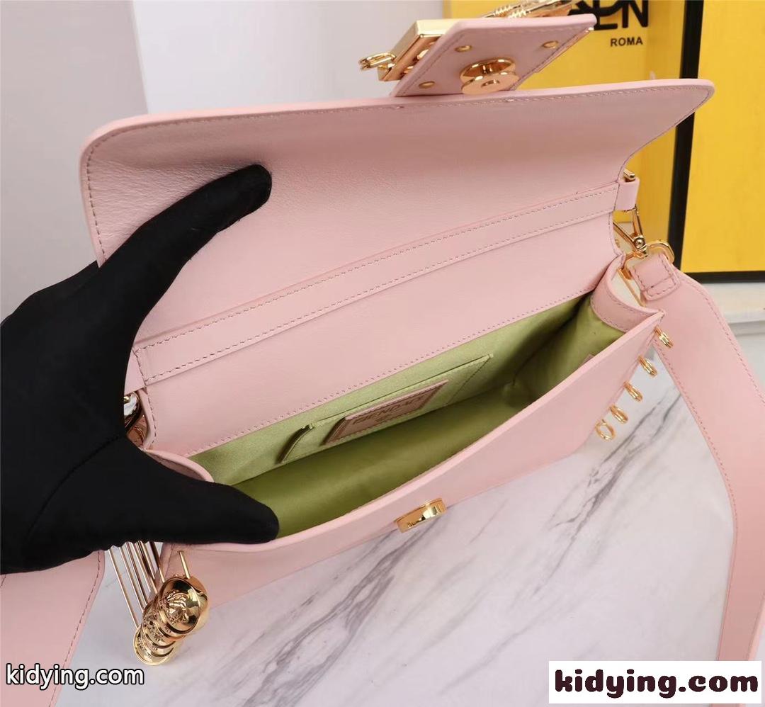 FENDI × VERSACE 可愛い セーフティーピン フェンディ バッグ 人気 コピー 上品 おしゃれ ショルダーバッグ-3