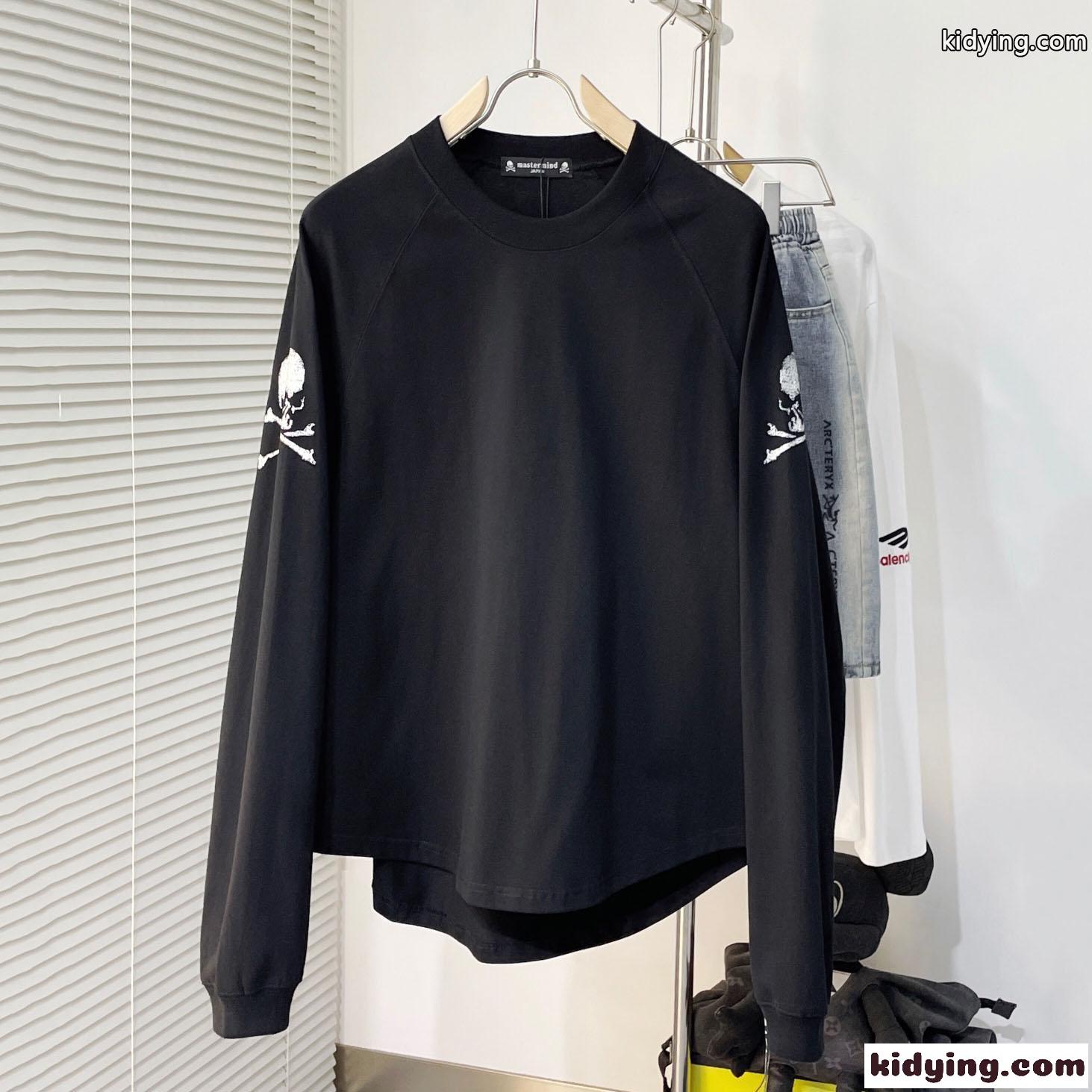 マスターマインド・ジャパン Tシャツ コピー ストリート系 オーバーサイズ クルーネック コットン-0