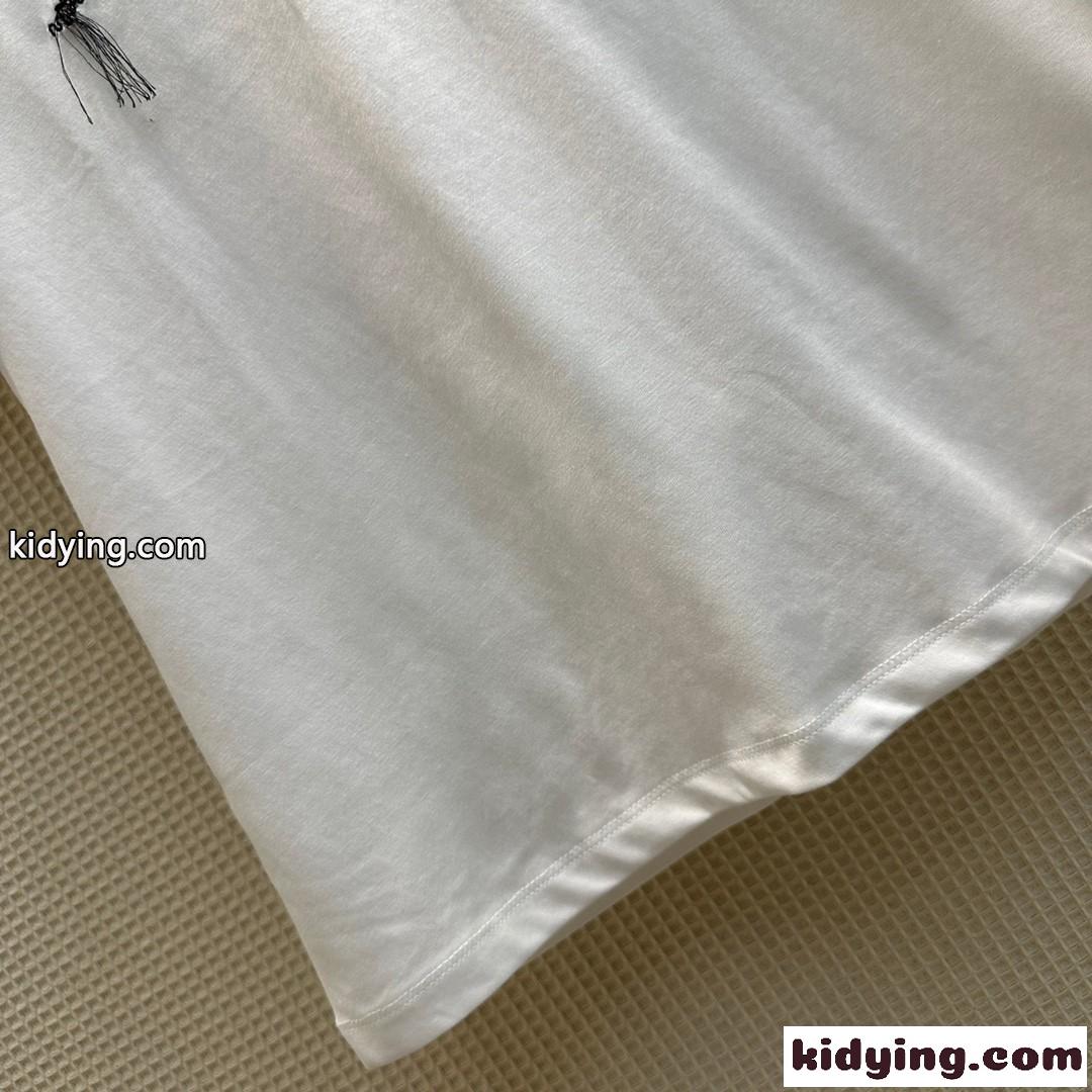 シンプル ロゴ クルーネック 半袖tシャツ クリスチャン・ディオール Tシャツ コピー-4