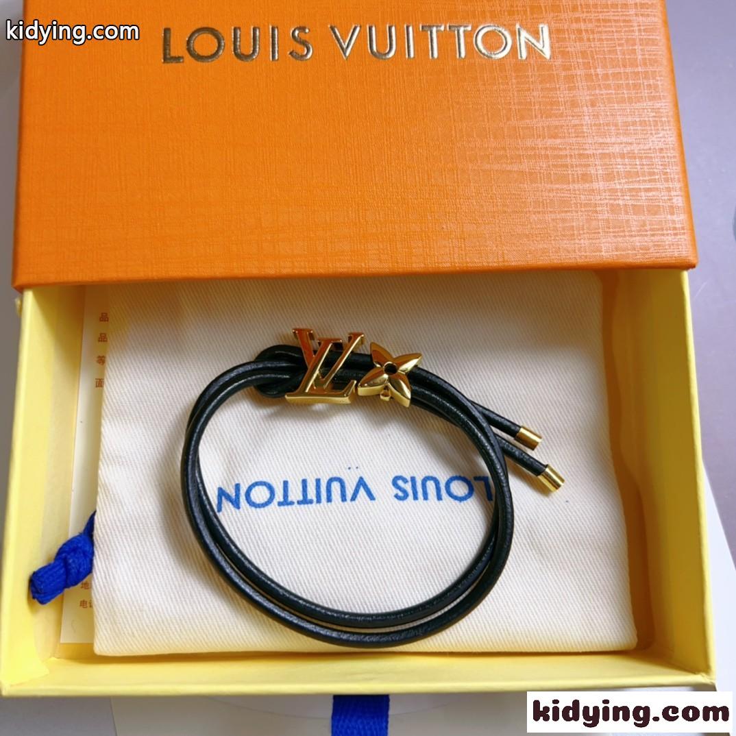 ブレスレット・LV ブルーム ルイヴィトン ブレスレット 偽物 ブラック-4