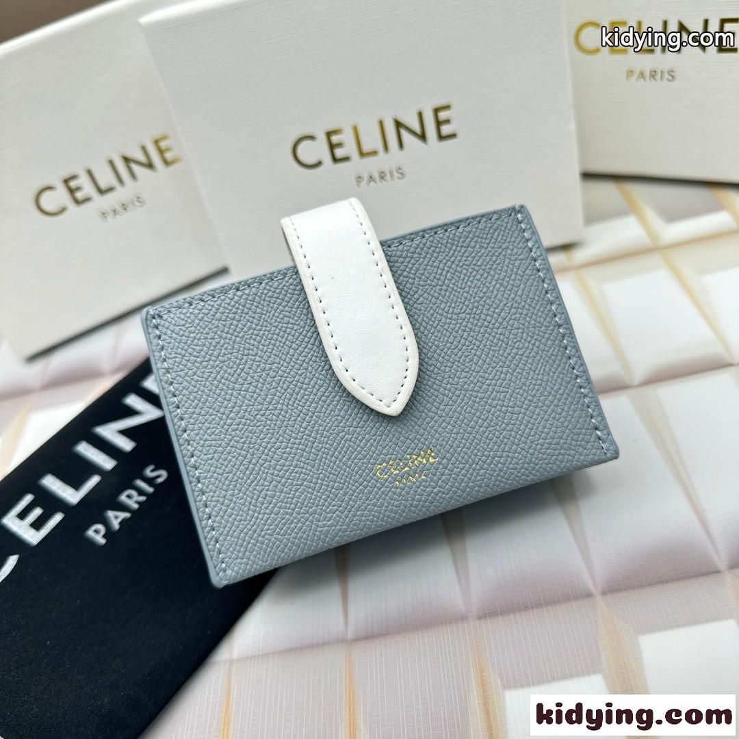 セリーヌ CELINE アコーディオン カードホルダー 偽物 ロゴ 人気-1