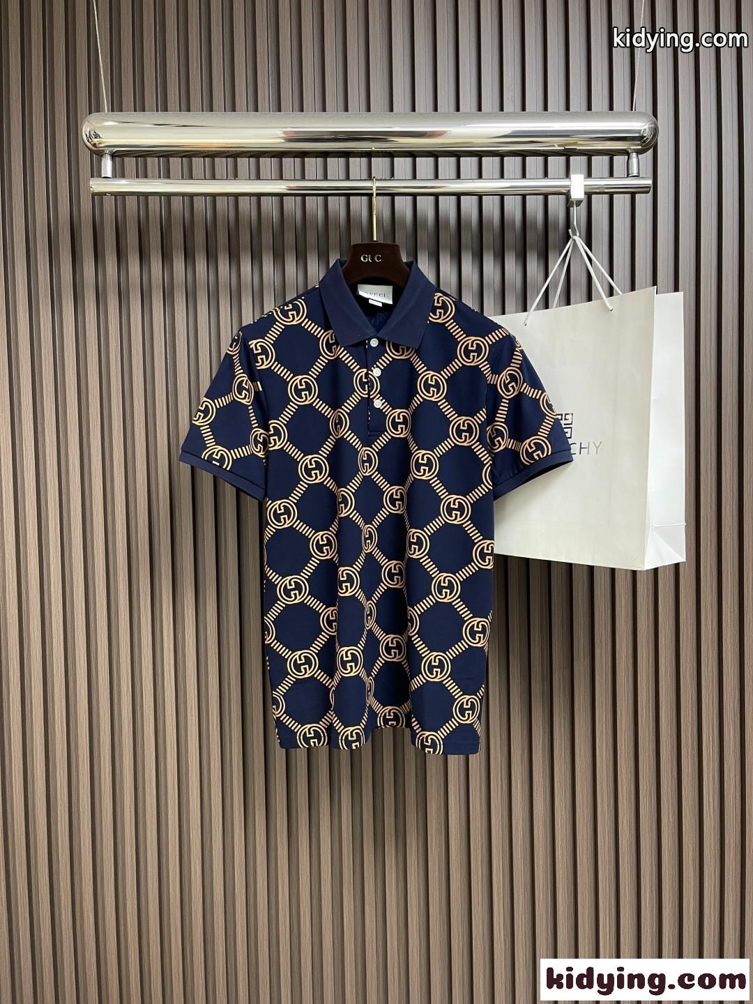 カジュアル GG ポロシャツ グッチ Tシャツ 偽物 メンズ 半袖トップス-2