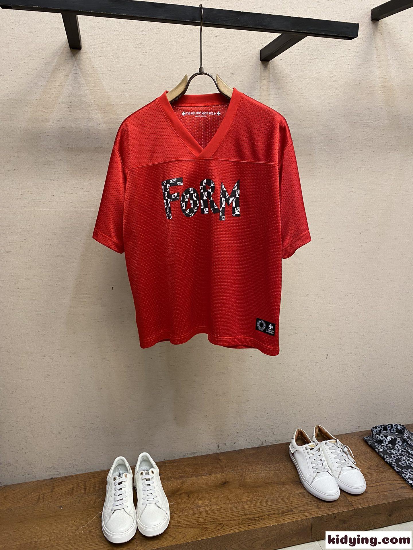クロムハーツ Tシャツ コピー 半袖Tシャツ カジュアル ストリート メッシュ ホッケーTシャツ-2