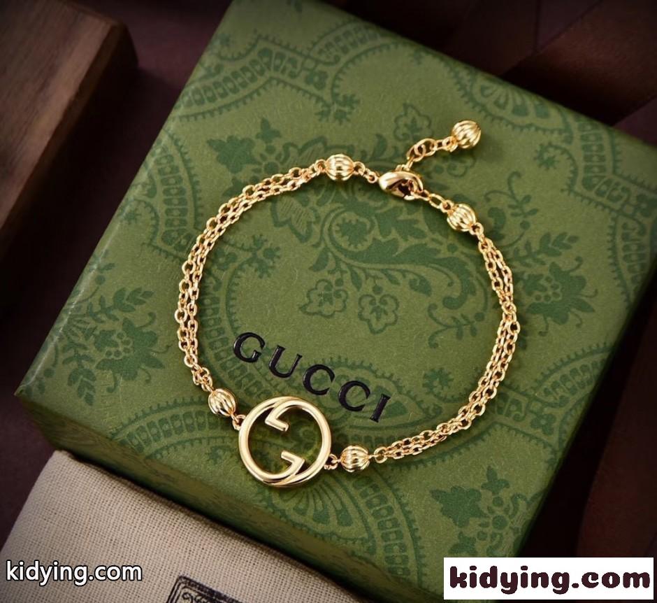 エレガント 洗練された インターロッキングG ブレスレット グッチ ブレスレット 偽物-3