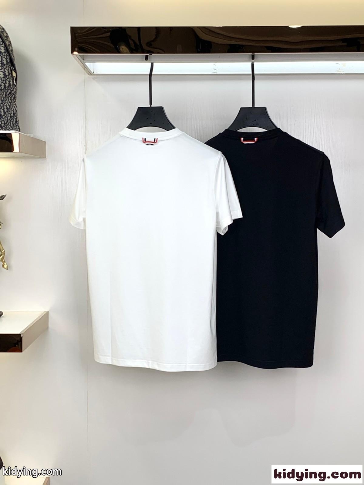 おしゃれ 人気 カジュアル プリント クルーネック モンクレール tシャツ コピー 半袖 春夏 コットン トップス-0