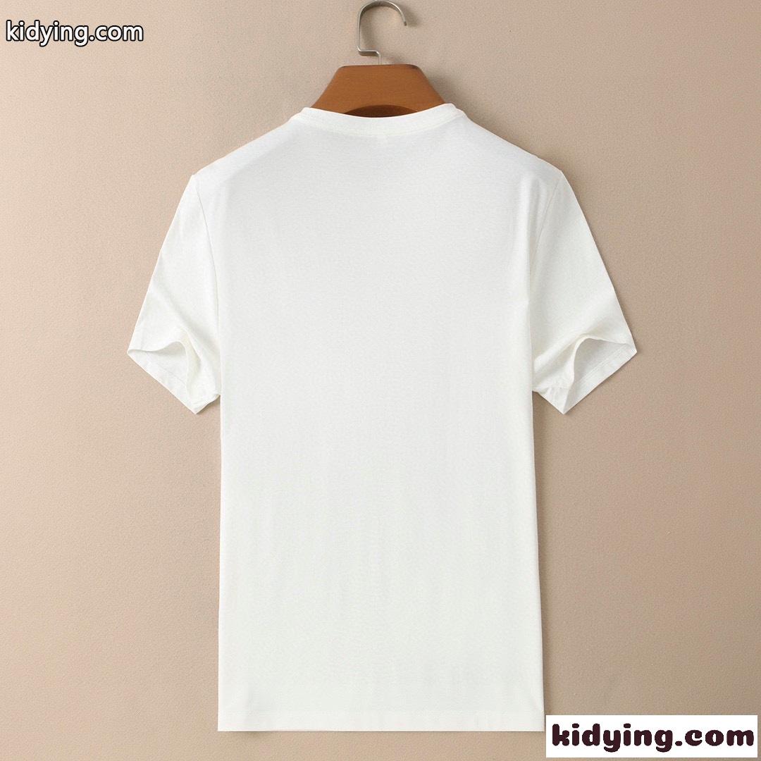 シンプル 合わせやすい クルーネック プラダ Tシャツ コピー 半袖 春夏 トップス-3