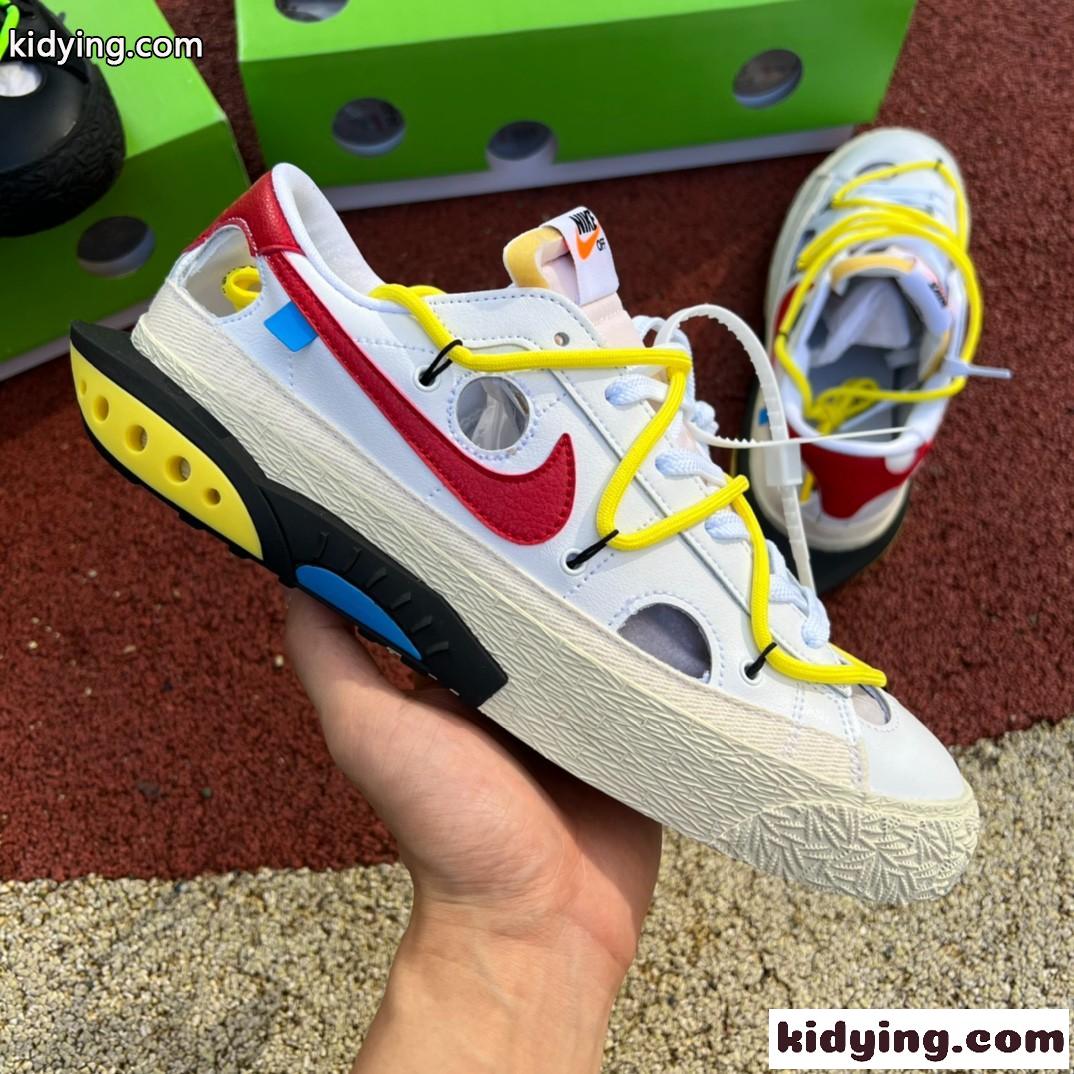 Off-White x Nike Blazer ローカット おしゃれ 人気 オフホワイト スニーカー コピー メンズ カジュアル スポーツ-0