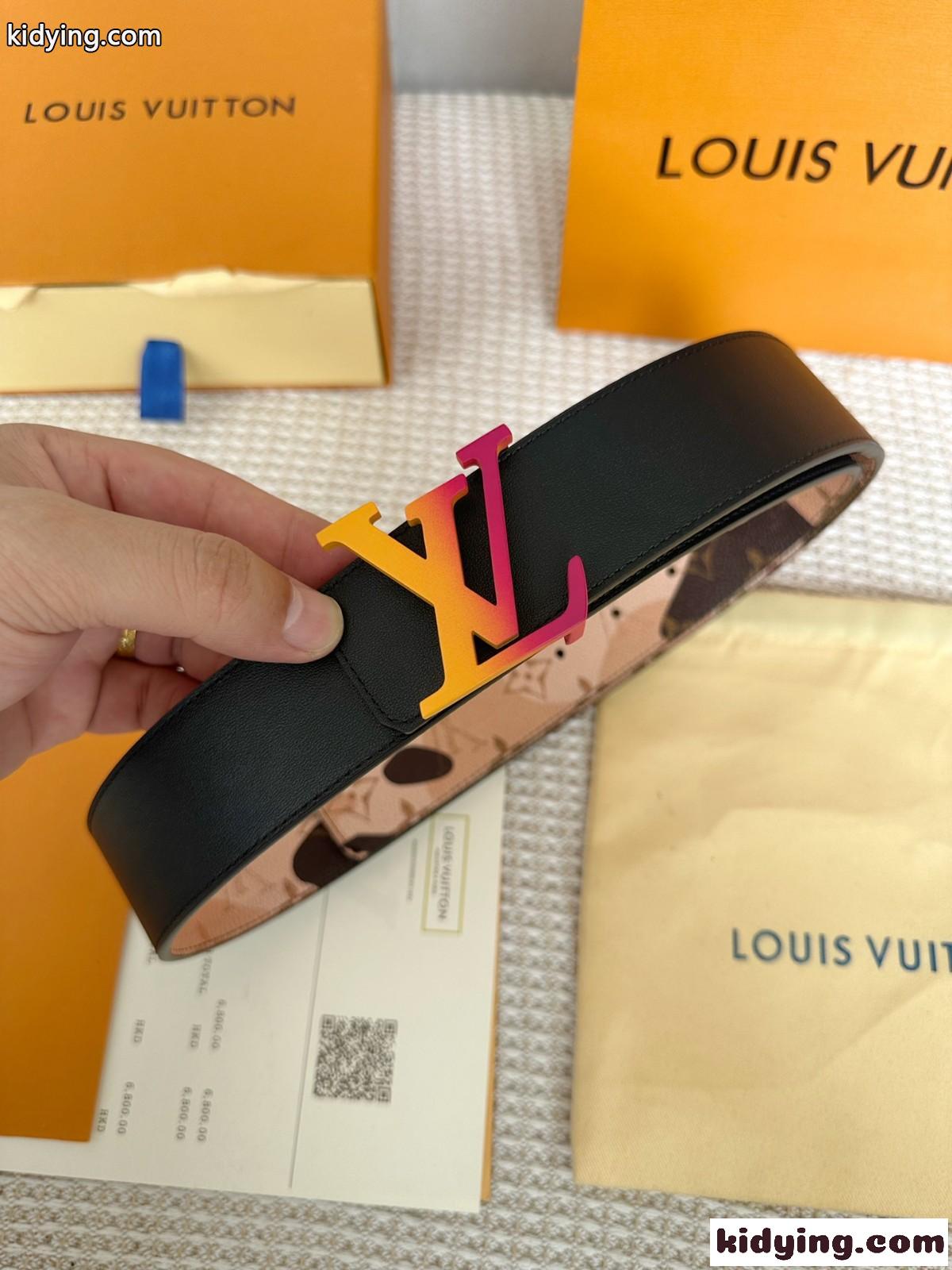 LV イニシャル 40MM リバーシブル ルイ・ヴィトン ベルト 偽物 おしゃれ-3