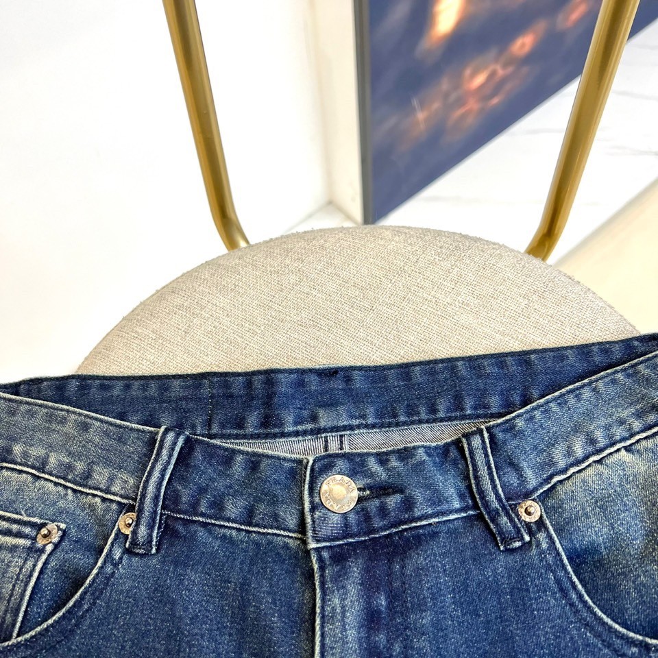 シンプル 合わせやすい メンズ デニムパンツ プラダ ジーンズ 偽物-3