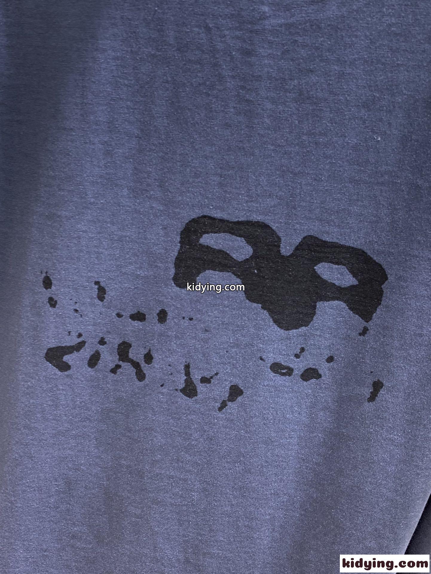 人気 カジュアル HAND DRAWN BB ICON 半袖Tシャツ バレンシアガ Tシャツ コピー ブルー-3