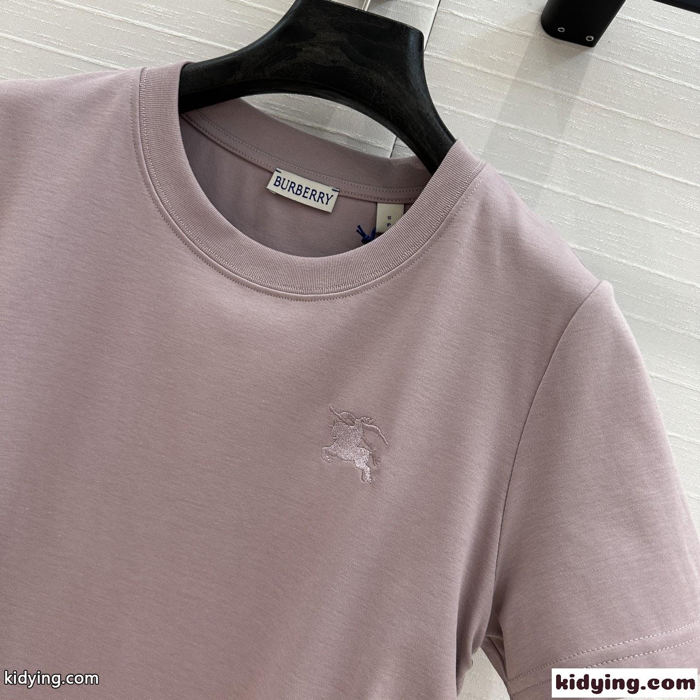 バーバリー フェスティバル コットンTシャツ スーパーコピー ピンク-1