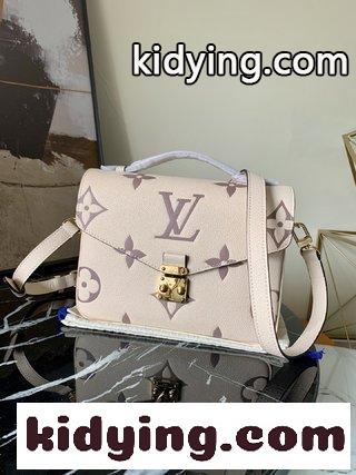 ルイ・ヴィトン バッグ ピンクコピー 2021春大判のMonogram模様をプリントしたMonogram Empreinteレザー-2