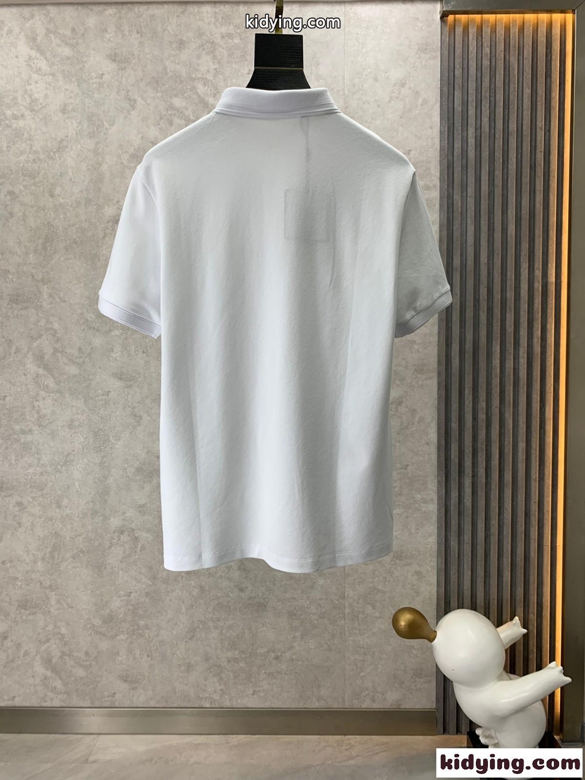 洗練された カジュアル ビジネス サルヴァトーレ・フェラガモ Tシャツ コピー ポロシャツ ホワイト-1