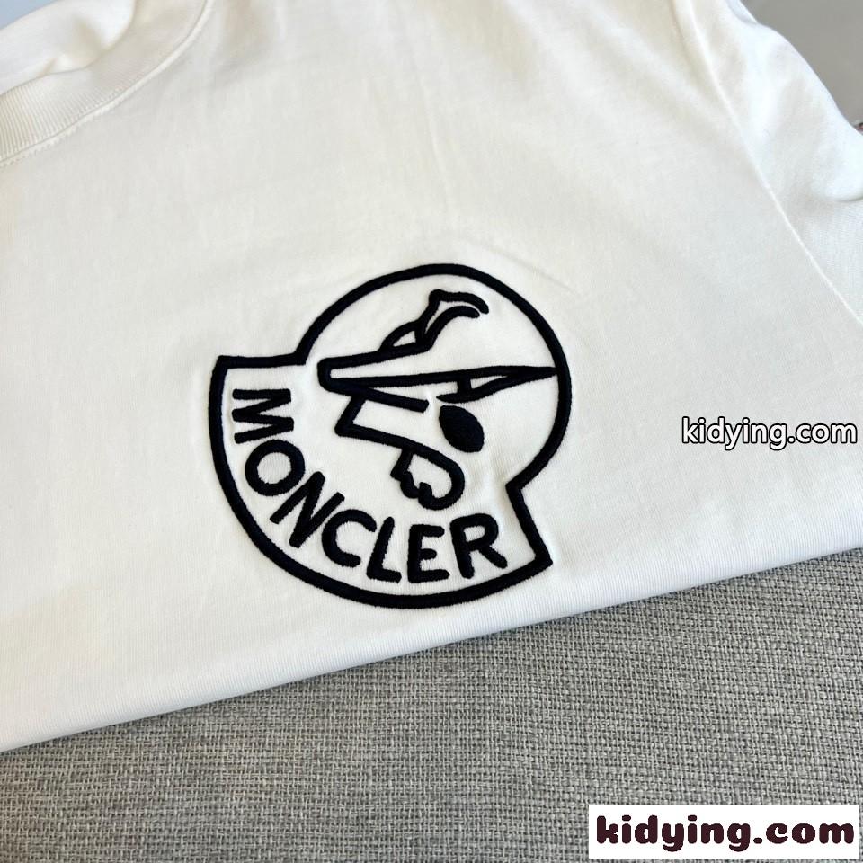 モンクレール Tシャツ コピー シンプル 合わせやすい ロゴ入り 半袖Tシャツ ホワイト-2