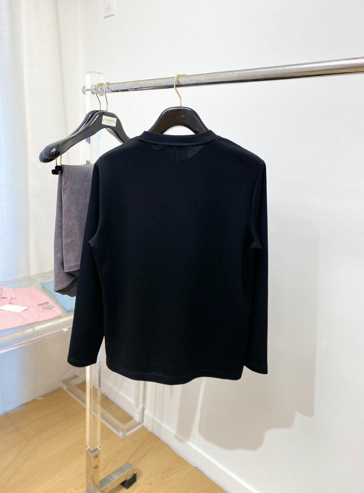 ロゴプリント コットン スウェットシャツ ジバンシィ Tシャツ コピー ブラック-3