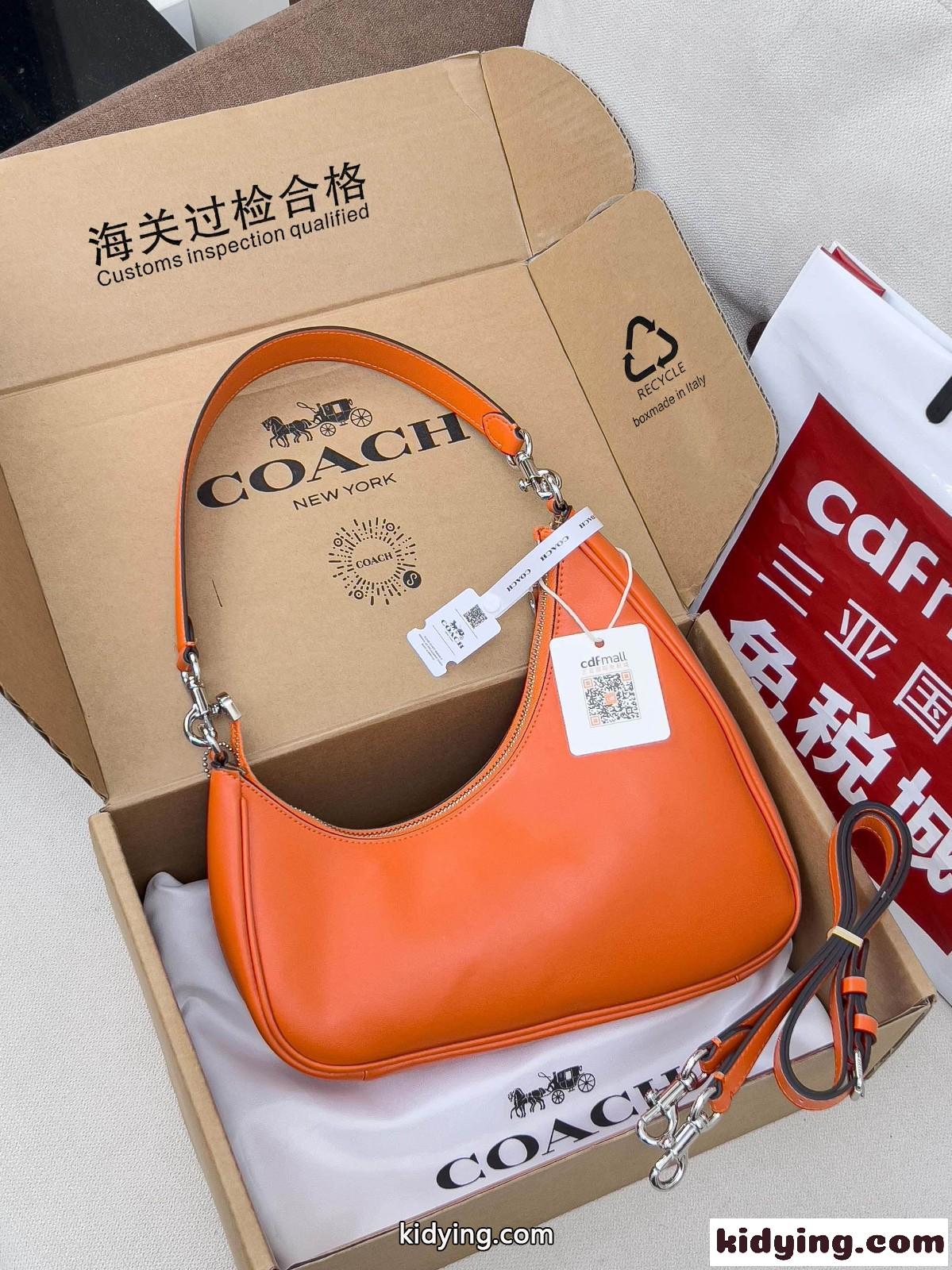 洗練された お洒落 ハンドバッグ コーチ バッグ スーパーコピー オレンジ-2