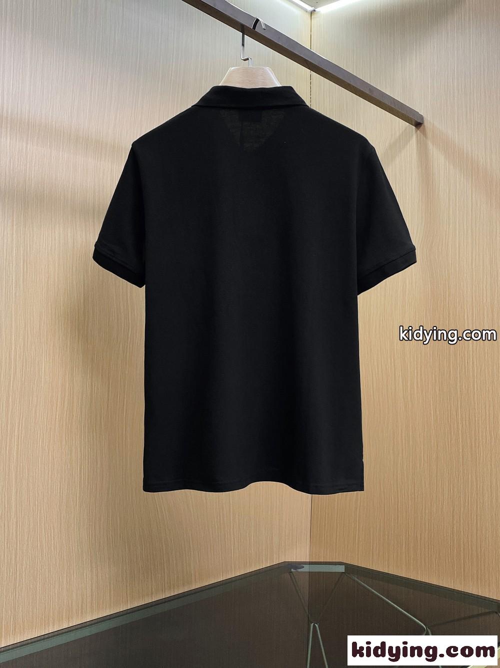 バーバリー Tシャツ コピー 半袖 モンスターグラフィック コットンピケ オーバーサイズ ポロシャツ-1