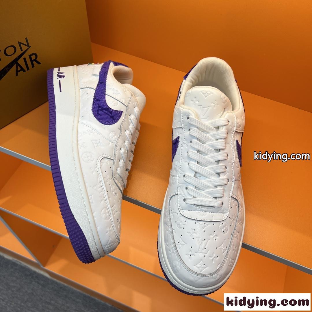 LV x OFF-WHITE x Nike 人気 オフホワイト スニーカー コピー おしゃれ カジュアル レースアップ-1