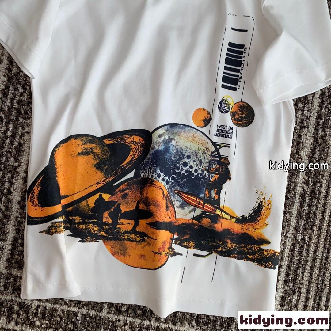 おしゃれ プリント クルーネック ルイ・ヴィトン Tシャツ コピー 半袖 春夏 カジュアル ゆったり トップス-0