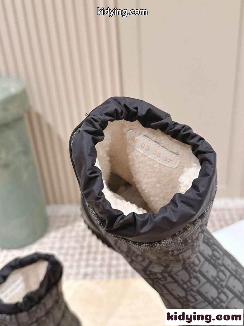 DiorAlps Dior Frost ショートブーツ クリスチャン・ディオール ブーツ コピー ブラック-3