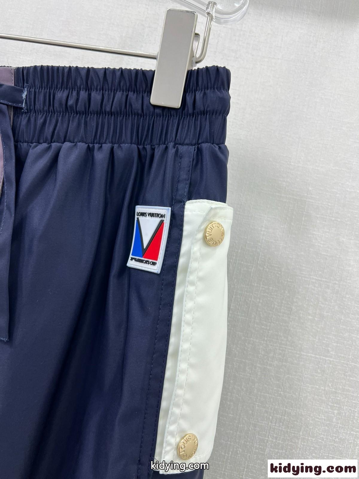 LV x ACカーゴパンツ ルイヴィトン パンツ コピー お洒落 カジュアル ズボン-2