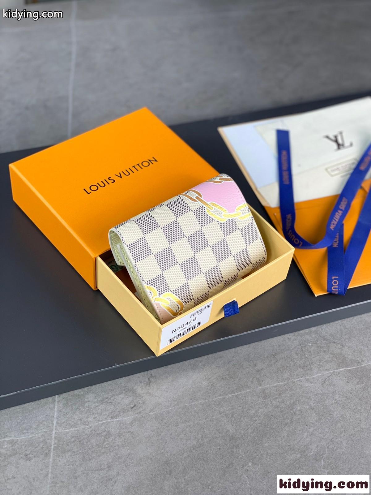 新作 N40468 ポルトフォイユ・ヴィクトリーヌ ルイヴィトン 財布 コピー 折り財布-0