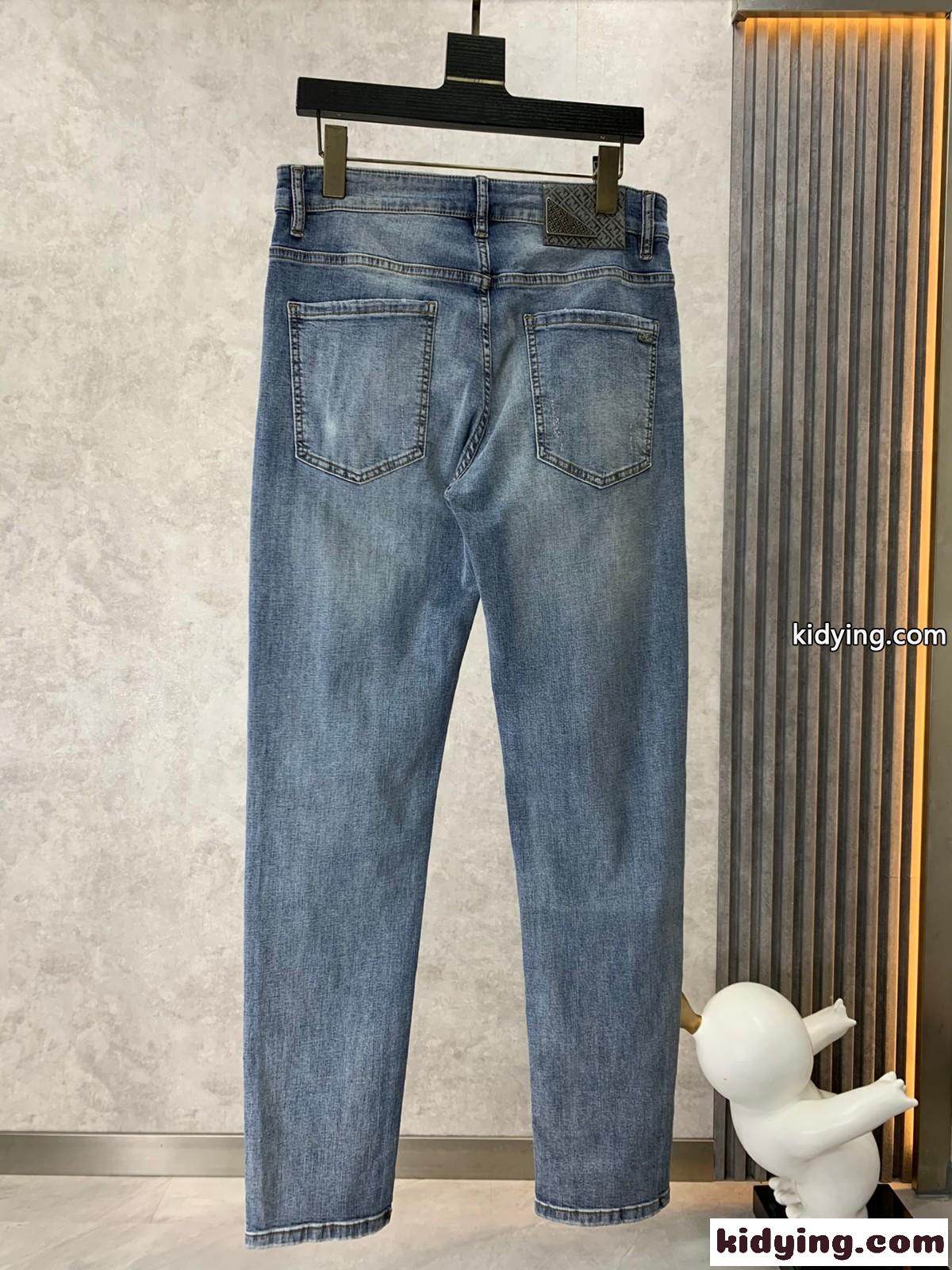カジュアル フェンディ ジーンズ コピー シンプル おしゃれ 快適 メンズ デニムパンツ-2