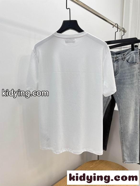 エルメス 半袖tシャツ コピー クルーネック 春夏 定番 合わせやすい プリント 着心地いい トップス-1