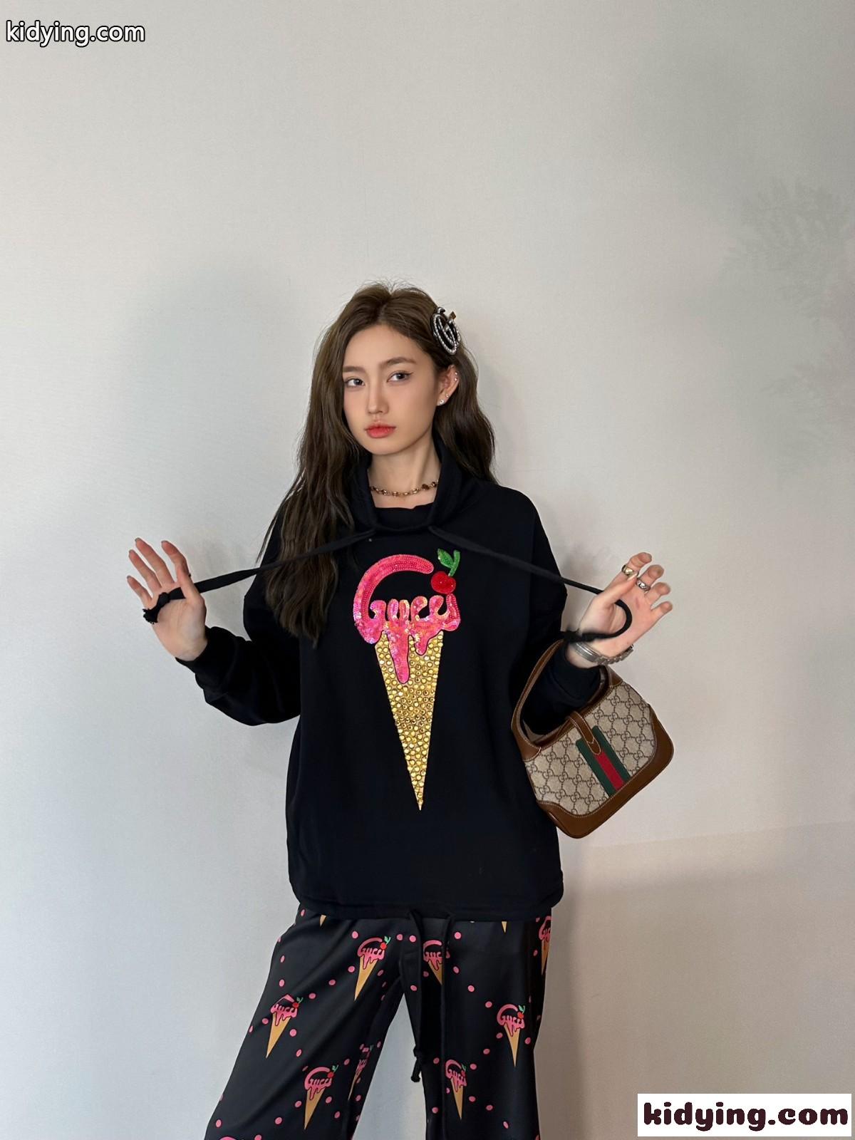 GUCCI アイスクリーム コットンジャージー スウェットシャツ グッチ パーカー コピー-4