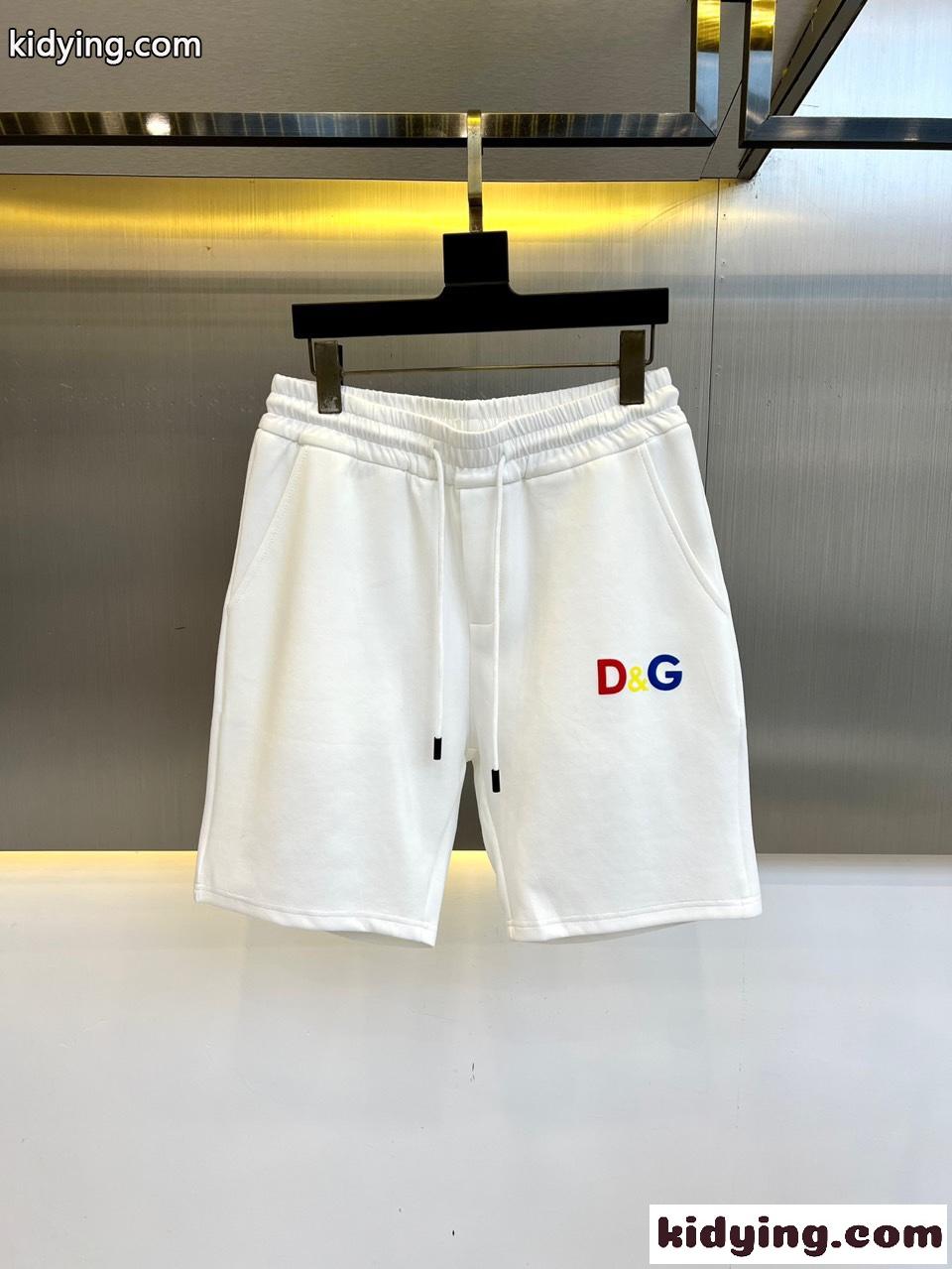 カジュアル ロゴ ショートパンツ ドルチェ&ガッバーナ パンツ 偽物 ホワイト-1
