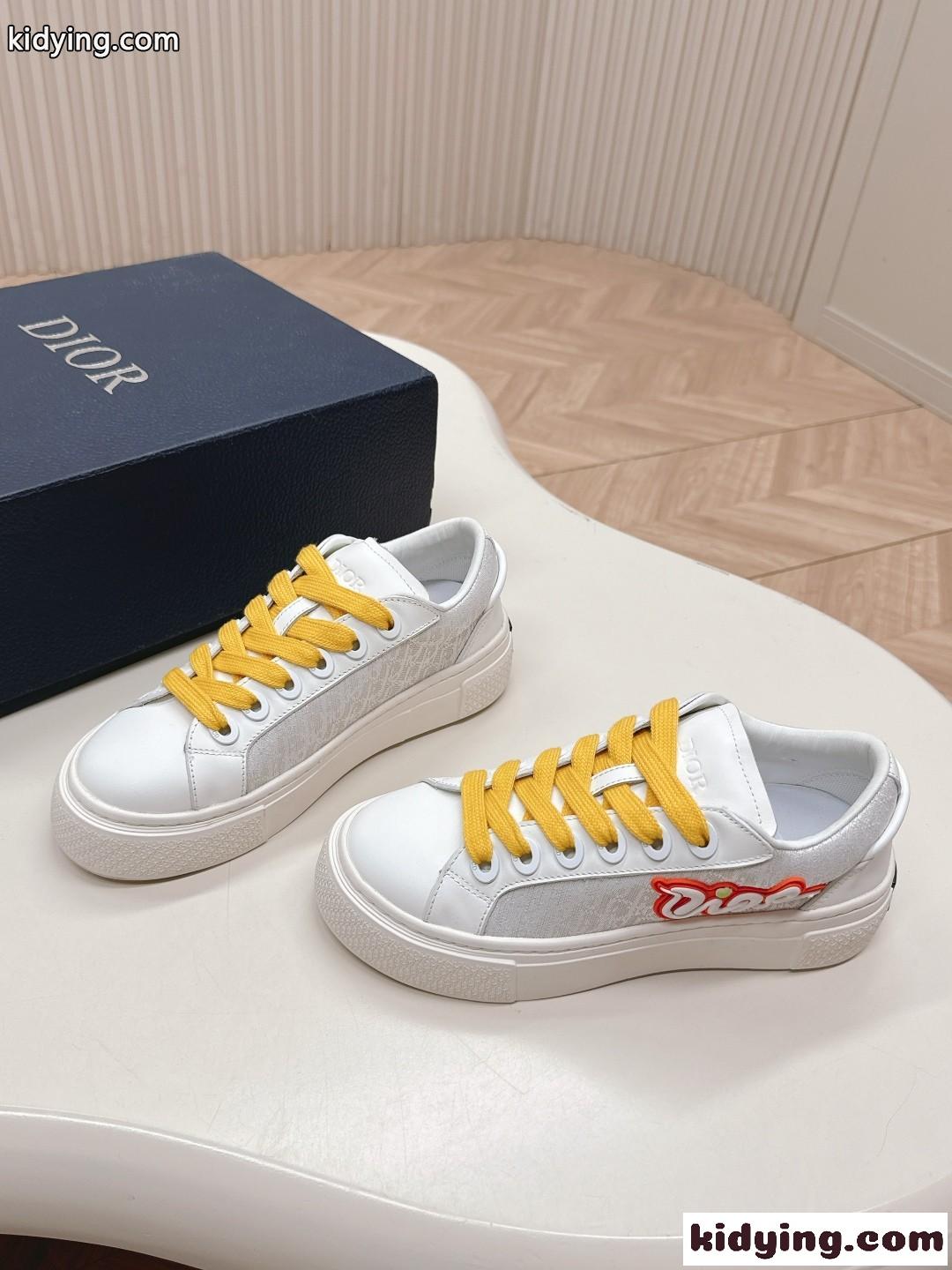 限定~DIOR AND KAWS B33 スピンスニーカー スーパーコピー ホワイト-2