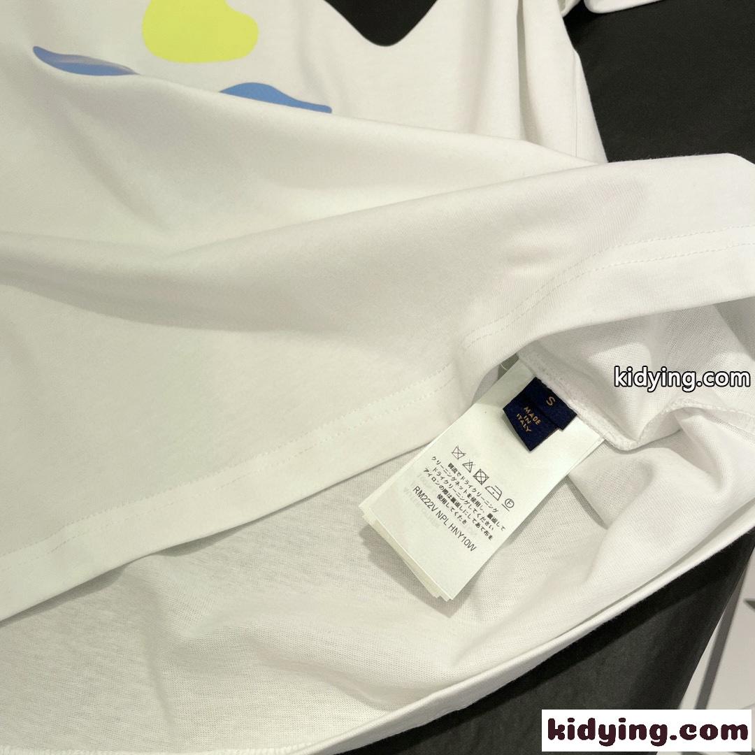 人気 流行り ゆったり ビッグシルエット おしゃれ ルイ・ヴィトン Tシャツ コピー 半袖 カジュアル トップス-4